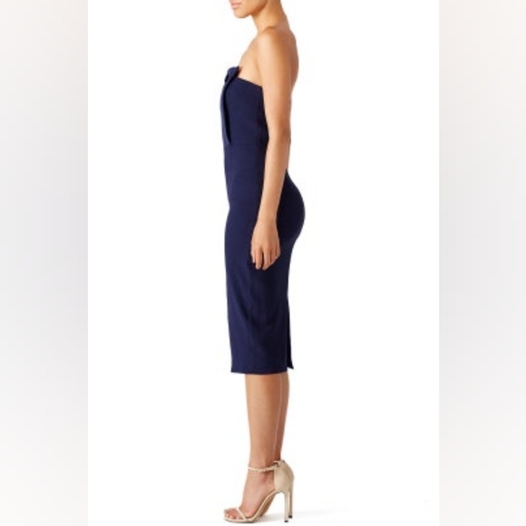 12. MISHA SANZANA DRESS IN MIDNIGHT BLUE SIZE 0 - Picture 4 of 9